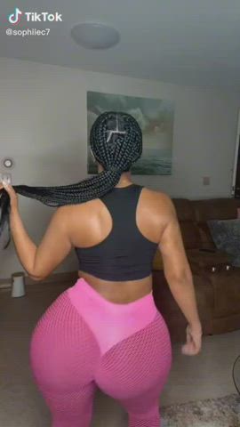 ass busty ebony clip