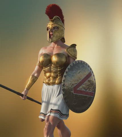 Futa Spartan. You are defeated. (serge3dx)