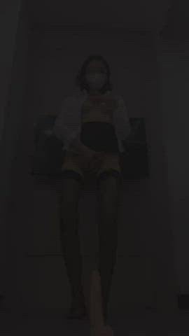 chinese cosplay dancing dildo feet japanese legs pmv split screen porn clip