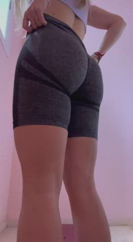 hungry yoga butts love to get spanked after the gym