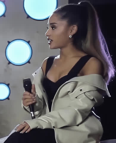 Ariana Grande Celebrity Cute Dildo Jerk Off Latina MILF Teen Tits clip