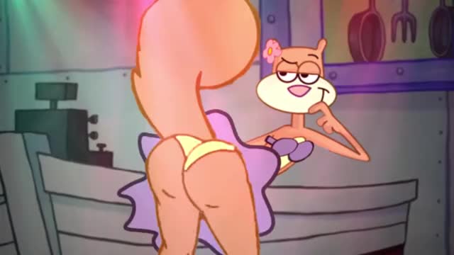 so thats way her name is sandy cheeks
