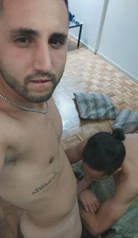 I fuck this submissive 18-year-old boy hard with my uncle 🥵 🤤 I had a lot of
