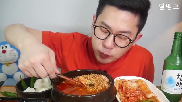 가르마마_얼큰닭개장(spicy chicken soup) 만들어 요리 먹방-5