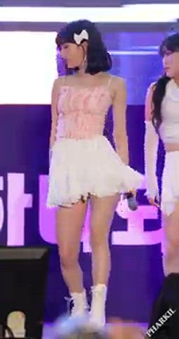 asian cute dancing korean model clip