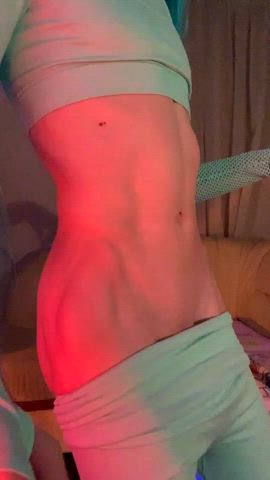 Would you cum all over my abs?