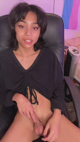Asian Girl Dick Masturbating T-Girl Trans Trans Woman clip