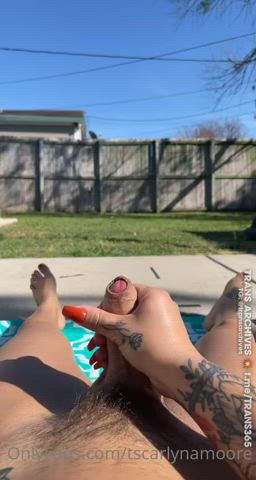 amateur big dick cumshot hairy masturbating nails outdoor tattoo trans clip