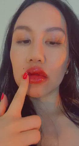 Asian Clips4Sale Femdom Lips Lipstick Lipstick Fetish clip