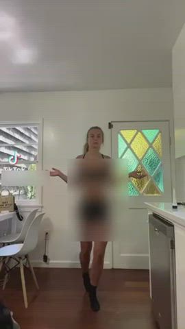 Censored Cute Teen TikTok clip