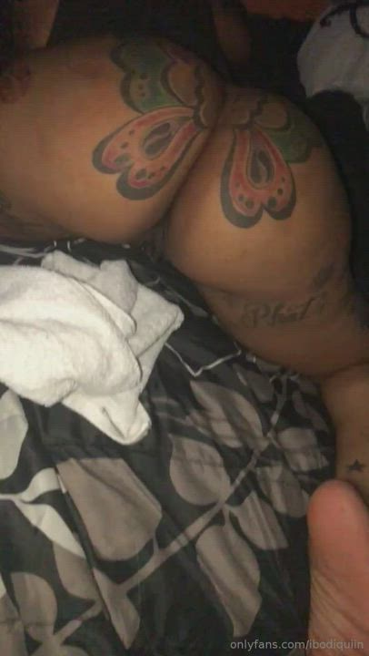 Big Ass Brunette Tattoo clip