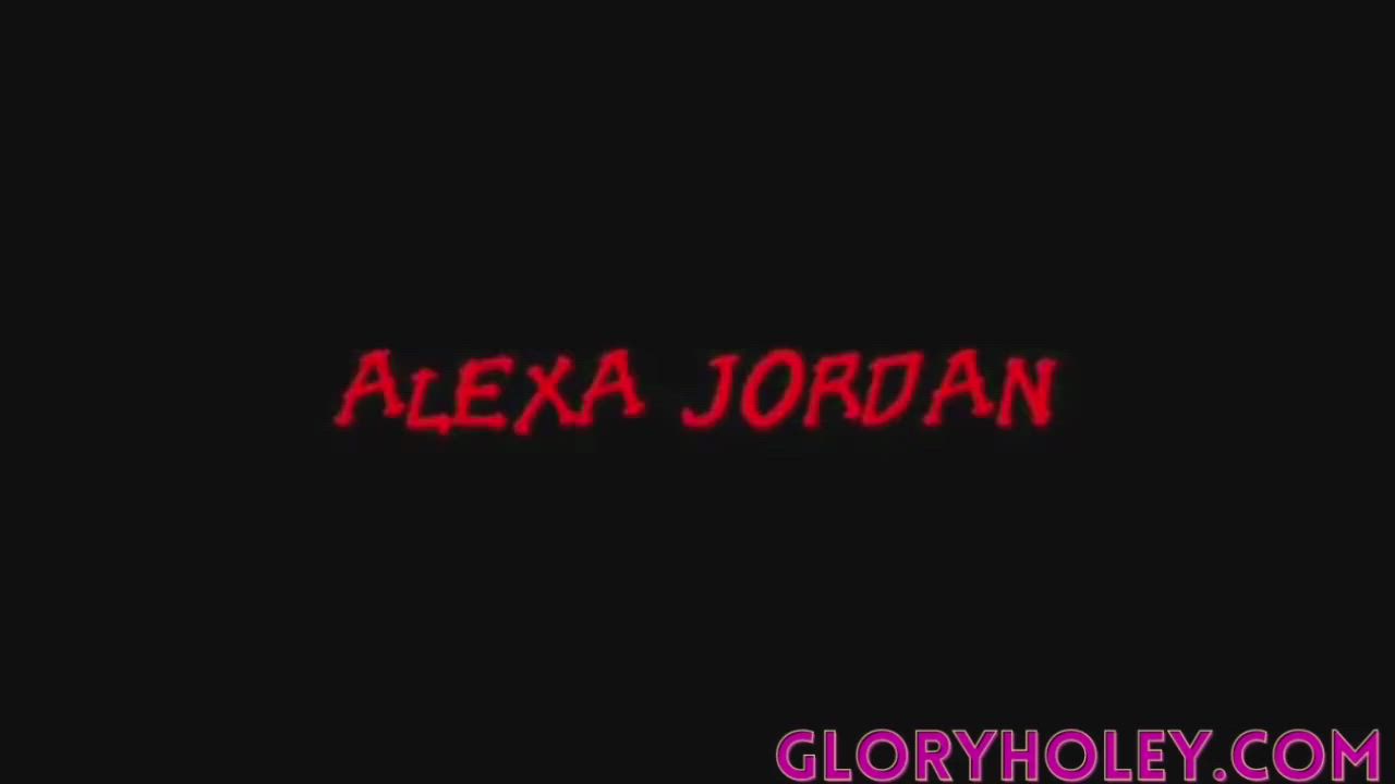 Alexa Jordan Doing graffiti and gets a mouthful of cock at gloryhole