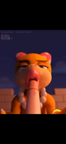 animation blowjob rough clip