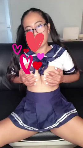 asian schoolgirl shaved pussy busty-asians clip