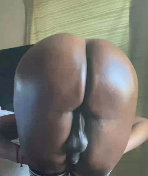amateur ass clapping big ass chubby ebony femboy oiled slow motion clip