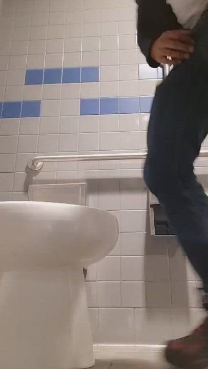 Pissing in the public toilets