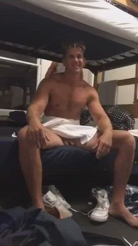 Towel guy exposed