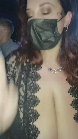 Busty Dancing Huge Tits Non-nude Public clip