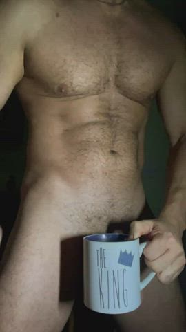 [48] Coffee in my birthday suit- I’m a year older today ;)