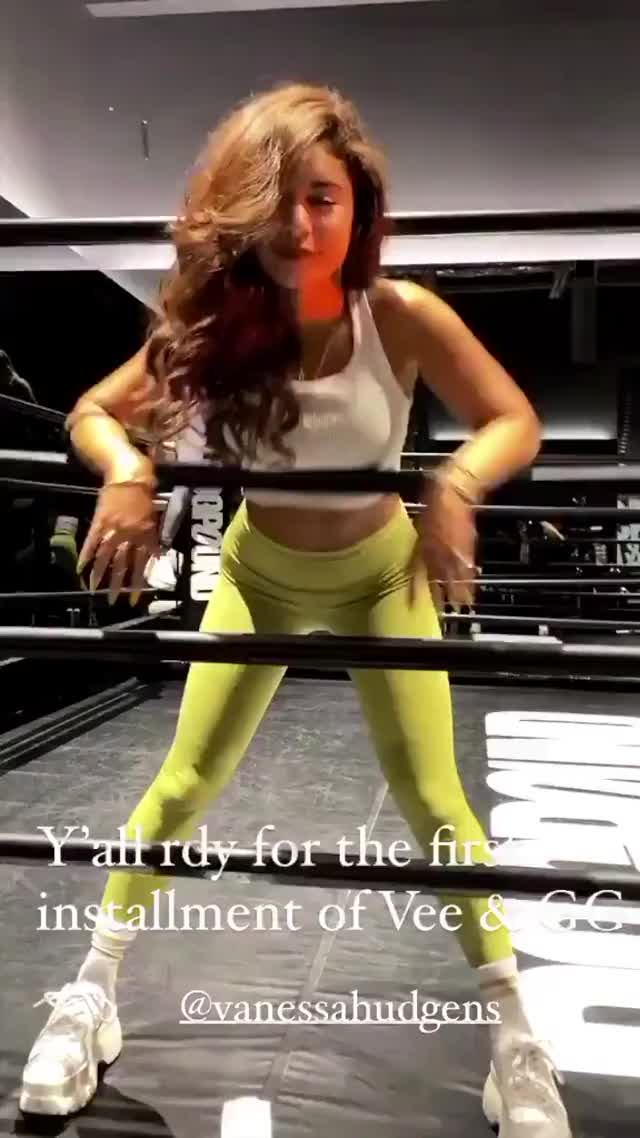 Vanessa Hudgens IG Boxing Ring Doggy