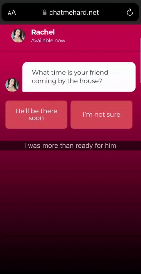 I was more than ready for my boyfriend's friend