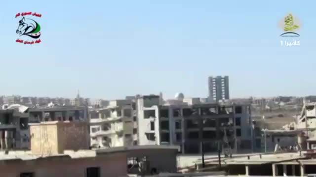 FSA tunnel bomb sinks a SAA fighting position in Aleppo