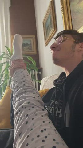 Feet Smelling Socks clip