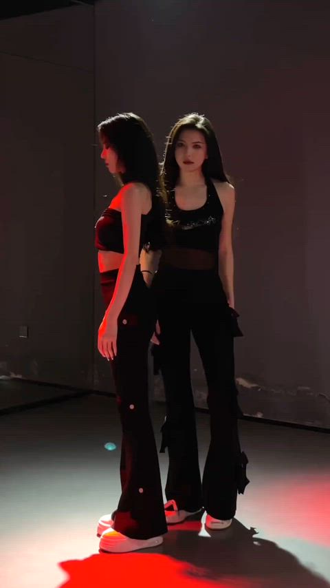 brunette dancing hips tease kpop clip