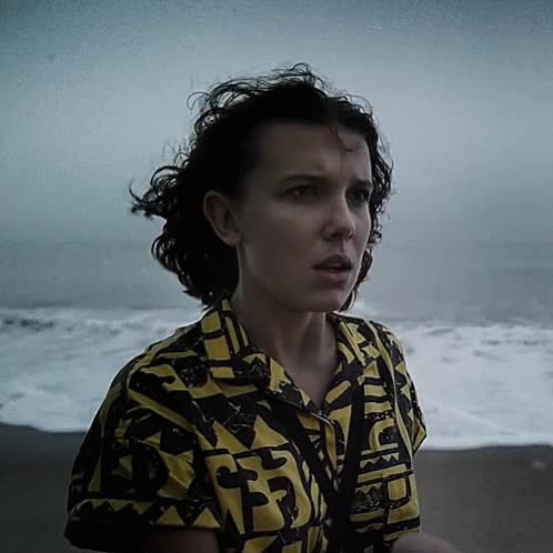 Millie Bobby Brown as Eleven in Stranger Things 3