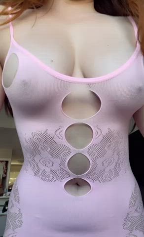 See through tops are essential for girls with tiddies like mine