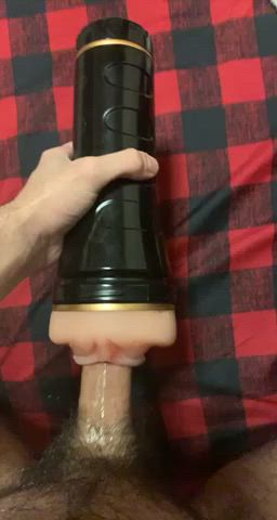 I love seeing my cock throb when I use my toy