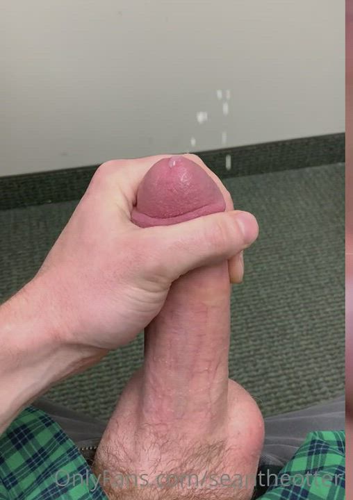 Cumshot at work