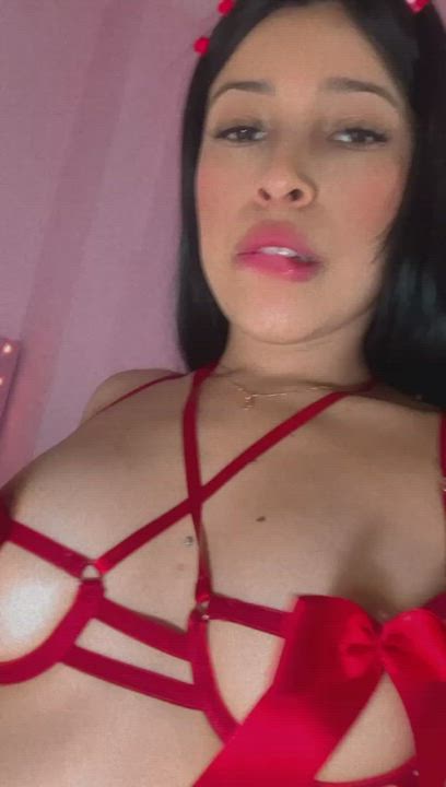 Colombian Cute Fetish Latina Lingerie Sensual Tits clip