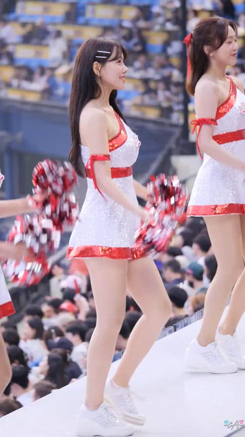 asian cheerleader korean clip