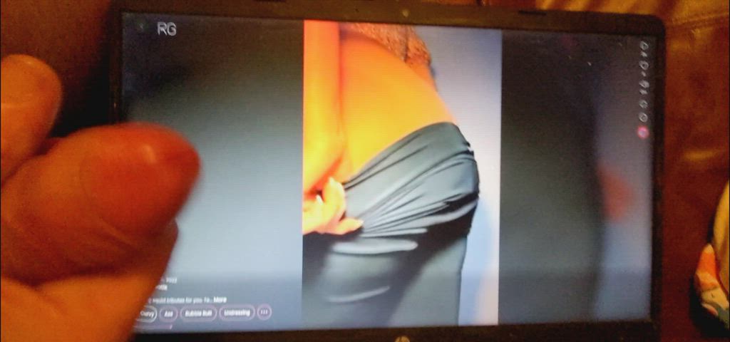 cumshot tribute yoga pants clip