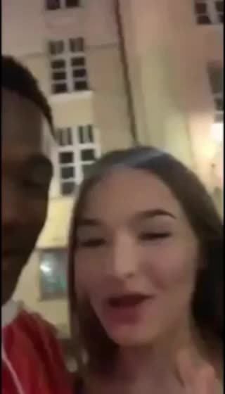 Just Be Black: Polish Chick goes crazy and can barely express herself after meeting
