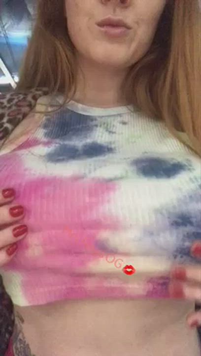 A close up titty drop…happy Friday