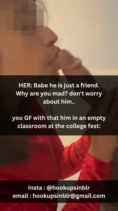 blowjob caption cheat cheating chudai cuckold desi girlfriend hotwife indian clip