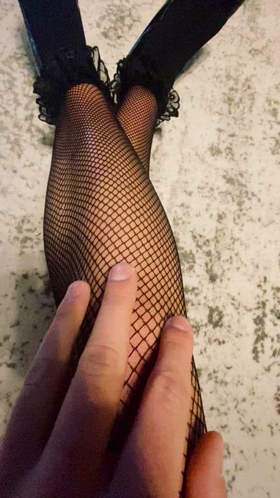 Crossdressing Fishnet Sissy clip