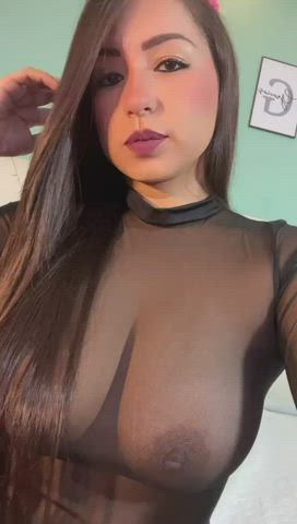 Big Tits Brunette Camgirl Curvy Dildo Latina MILF Seduction clip