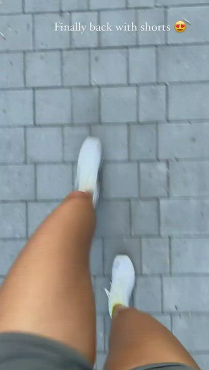 Blonde Legs Outdoor clip