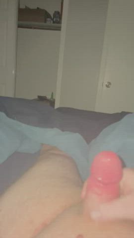 cum lube little dick masturbating clip