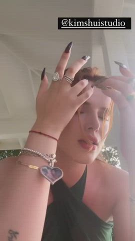 bella thorne big tits brunette celebrity cleavage fake tits nipples see through clothing