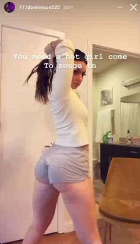 Big Ass Solo Stripper Twerking White Girl clip