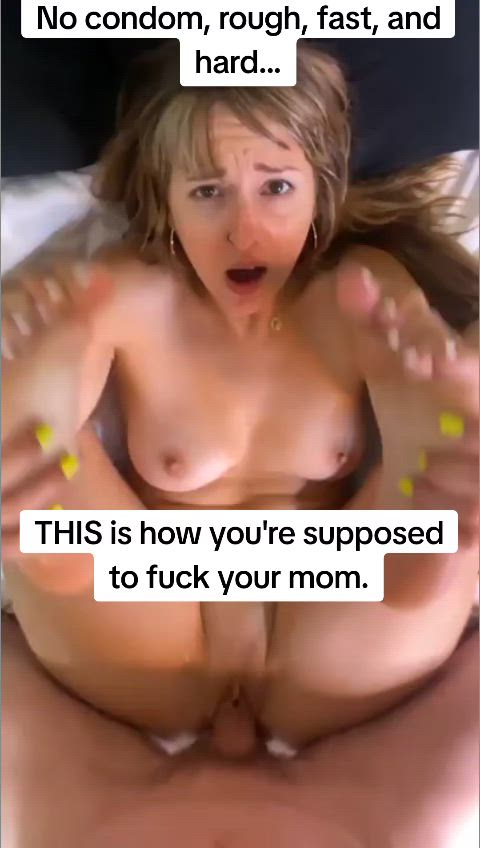 This is how you should fuck your mom!