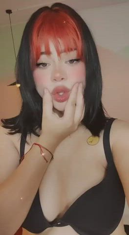 18 Years Old Ahegao Saliva Sloppy Teen Tits clip