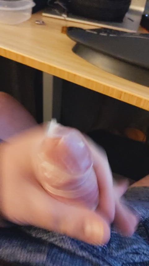 condom cum thick cock clip