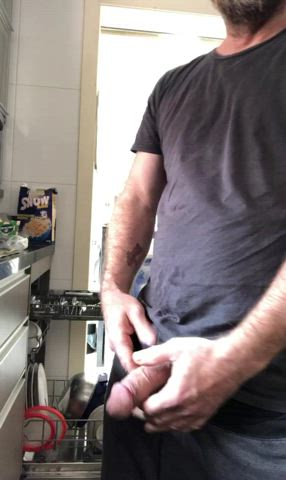 Dad (54) in the Kitchen