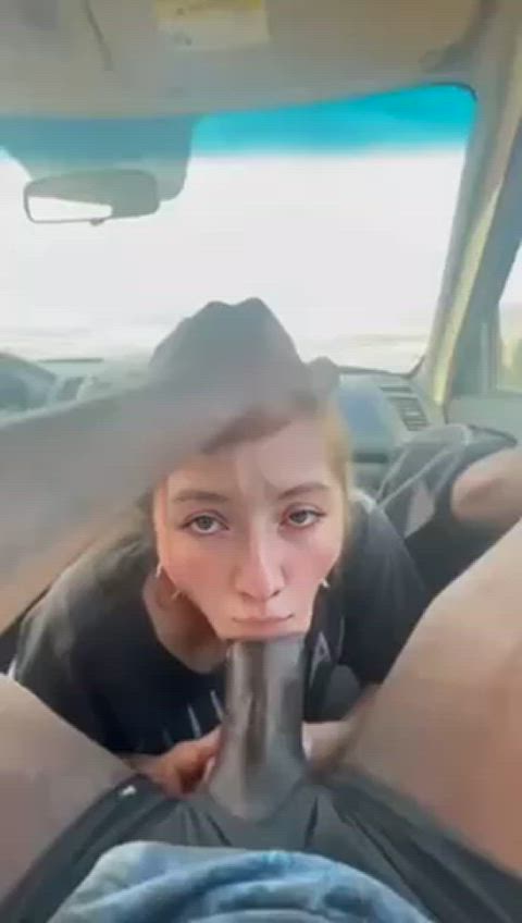 bbc big dick blowjob car car sex deepthroat face fuck homemade interracial teen clip