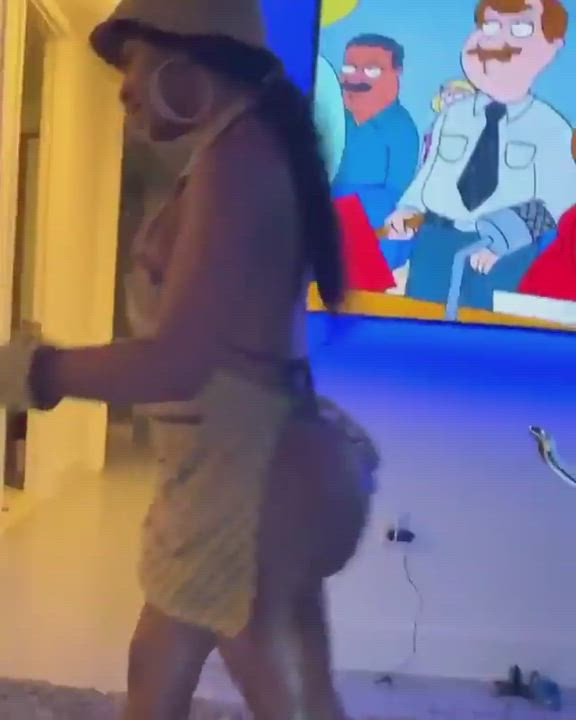 Big Ass Jiggling Stripper Tease clip